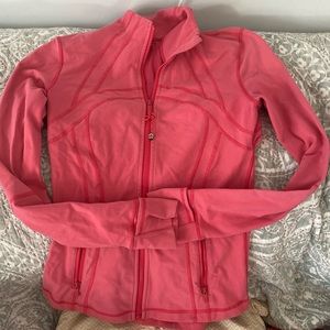Lululemon pink running jacket size 8